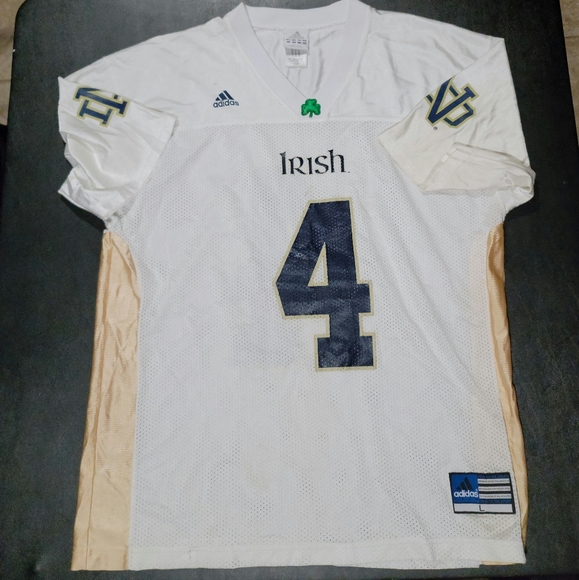 adidas Shirts Vintage University Of Notre Dame Football Jersey